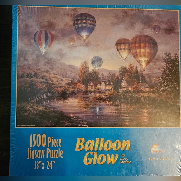 Sunsout Other - NWT SunsOut Balloon Glow Jigsaw Puzzle - 1500 Pieces